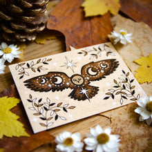 Load image into Gallery viewer, Flying Moon Owl - ACEO Mini Print