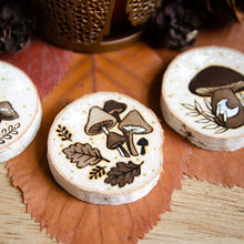 Load image into Gallery viewer, Wild Mushroom Collection - Wooden Amulet Pack