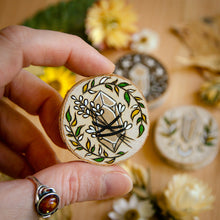 Load image into Gallery viewer, Herbs & Crystals - Wooden Amulet Pack