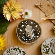 Load image into Gallery viewer, Herbs & Crystals - Wooden Amulet Pack