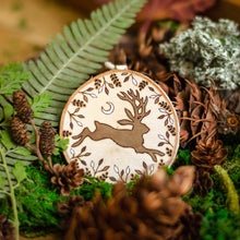 Load image into Gallery viewer, Whimsical Jackalope - Medium Wooden Ornament