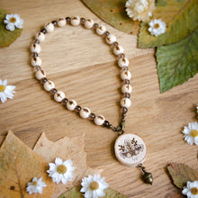 Load image into Gallery viewer, Enchanting Oak Leaves - Ogham Meditation Beads