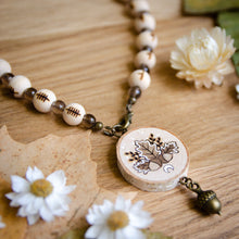 Load image into Gallery viewer, Enchanting Oak Leaves - Ogham Meditation Beads