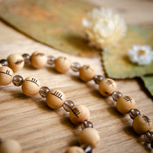 Load image into Gallery viewer, Enchanting Oak Leaves - Ogham Meditation Beads