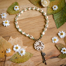 Load image into Gallery viewer, Whimsical Jackalope - Ogham Meditation Beads