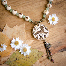 Load image into Gallery viewer, Whimsical Jackalope - Ogham Meditation Beads