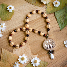 Load image into Gallery viewer, Wild Cougar Print - Ogham Meditation Beads