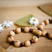 Load image into Gallery viewer, Wild Cougar Print - Ogham Meditation Beads