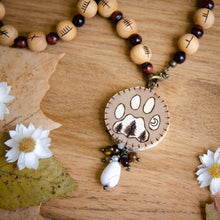 Load image into Gallery viewer, Wild Cougar Print - Ogham Meditation Beads