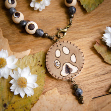 Load image into Gallery viewer, Wild Wolf Print - Mini Moon Meditation Beads