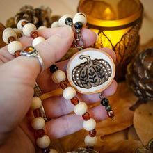 Load image into Gallery viewer, Halloween Pumpkin - Meditation Beads