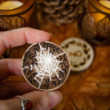 Load image into Gallery viewer, Spiderweb Yes/No Coins - Illustrated Divination Set