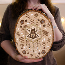Load image into Gallery viewer, 'The Empress' - Tarot-inspired Decor - Original Wood Slice Art