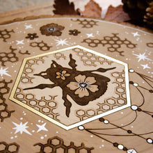 Load image into Gallery viewer, 'The Empress' - Tarot-inspired Decor - Original Wood Slice Art