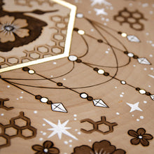 Load image into Gallery viewer, 'The Empress' - Tarot-inspired Decor - Original Wood Slice Art