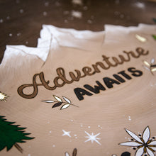 Load image into Gallery viewer, 'Adventure Awaits' - Original Wood Slice Art