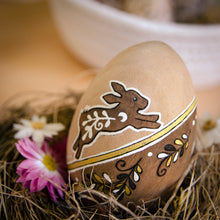 Load image into Gallery viewer, 'Dance of the Equinox' - Spring Decor - Large Wooden Egg