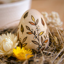 Load image into Gallery viewer, 'Amber Meadows' - Spring Decor - Medium Wooden Egg