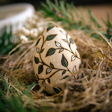 Load image into Gallery viewer, 'Sylvan Swirls' - Spring Decor - Small Wooden Egg