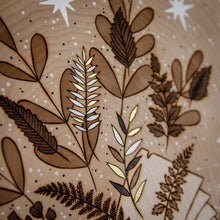 Load image into Gallery viewer, 'The Hierophant' (Botanical Grimoire) - Tarot-inspired Decor - Original Wood Slice Art