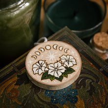 Load image into Gallery viewer, Magic Moonflowers - Small Wooden Ornament