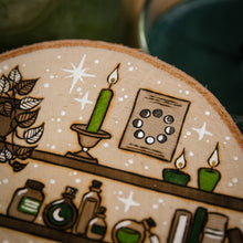 Load image into Gallery viewer, Witchy Shelves - Large Wooden Hanging Ornament