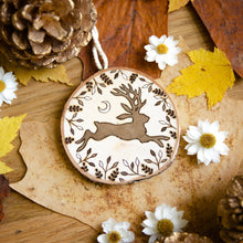 Load image into Gallery viewer, Whimsical Jackalope - Medium Wooden Ornament