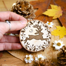 Load image into Gallery viewer, Whimsical Jackalope - Medium Wooden Ornament