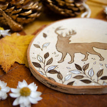 Load image into Gallery viewer, Whimsical Antlered Fox - Large Wooden Hanging Ornament