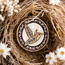 Load image into Gallery viewer, Magical Hummingbird - Small Wooden Ornament