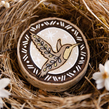 Load image into Gallery viewer, Magical Hummingbird - Small Wooden Ornament