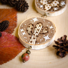 Load image into Gallery viewer, Cactus Duo - Double Wooden Wall Hanging