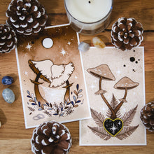Load image into Gallery viewer, Mushroom Lovers - Tarot Art Print Set