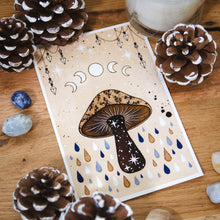 Load image into Gallery viewer, Ace of Mushrooms - Tarot Art Print