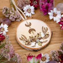 Load image into Gallery viewer, Moon Altar Decor - Medium Wooden Ornament