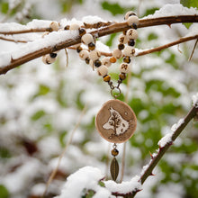 Load image into Gallery viewer, Wolf & Tree - Runic Meditation Beads