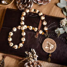 Load image into Gallery viewer, Wolf & Tree - Runic Meditation Beads