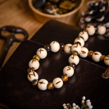 Load image into Gallery viewer, Wolf & Tree - Runic Meditation Beads