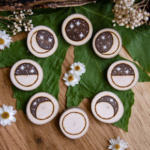 Load image into Gallery viewer, Starry Moths - Moon Coins Divination Set