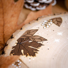 Load image into Gallery viewer, 'Star Blossom' - The Star Tarot Card - Original Wood Slice Art