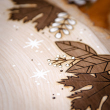 Load image into Gallery viewer, 'Star Blossom' - The Star Tarot Card - Original Wood Slice Art