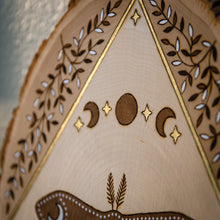 Load image into Gallery viewer, 'Night Dweller' - Magical Luna Moth - Original Wood Slice Art