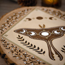 Load image into Gallery viewer, 'Night Dweller' - Magical Luna Moth - Original Wood Slice Art