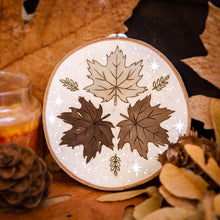 Load image into Gallery viewer, Fall Leaves - Large Wooden Hanging Ornament