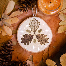 Load image into Gallery viewer, Fall Leaves - Large Wooden Hanging Ornament