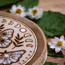 Load image into Gallery viewer, Floral Spring Moths - Large Wooden Hanging Ornament