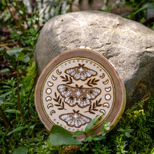 Load image into Gallery viewer, Floral Spring Moths - Large Wooden Hanging Ornament