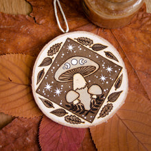Load image into Gallery viewer, Mushroom Season - Large Wooden Hanging Ornament