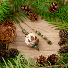 Load image into Gallery viewer, Magical Forest Landscape - Wooden Pendulum