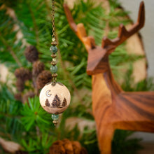 Load image into Gallery viewer, Magical Forest Landscape - Wooden Pendulum